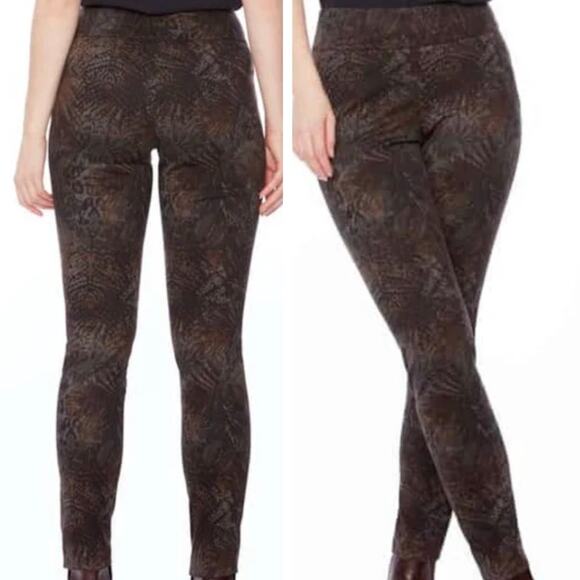 Up! Luxe Amazonia Pants 6 Womens Ponte Full Length Tummy Control Slimming New - Picture 2 of 10